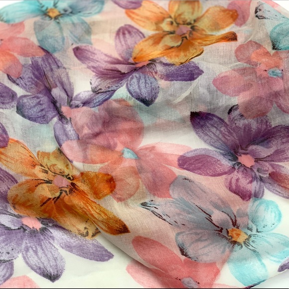 Floral Scarf - Picture 4 of 7